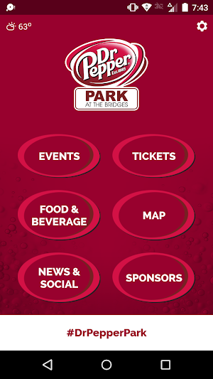 Dr Pepper Park Roanoke Events Screenshot 0