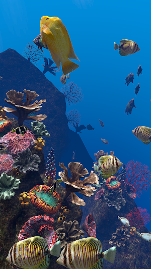 OCEAN AQUARIUM Live Wallpaper FREE Screenshot 0