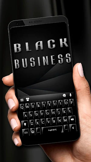 Black Business Keyboard Screenshot 0