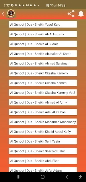 Abdul Wali Al Arkani Mp3 Quran screenshot 6