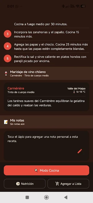 La Olla - Recetas Chilenas Screenshot 3