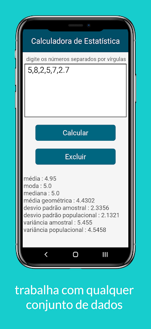 Calcular Desvio Padrão PRO Screenshot 2