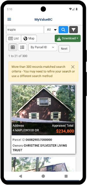 MyValueBC Screenshot 1