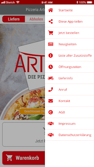Pizzeria Artuso Andernach Screenshot 2