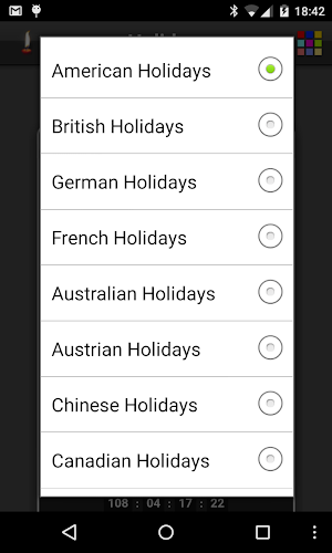 Holidays Screenshot 1
