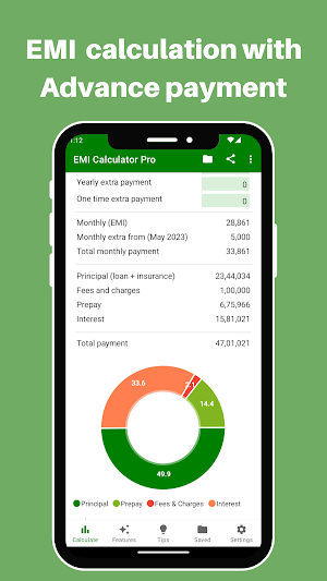 EMI Calculator - Finance tool Screenshot 2