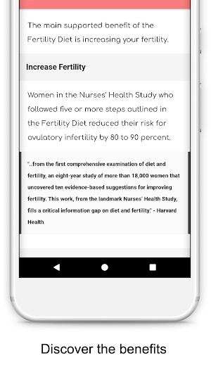Fertility Diet Guide Screenshot 3