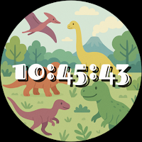 Dinosaur - Flat Watch Face