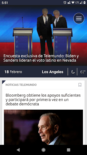 Noticias Telemundo Screenshot 0