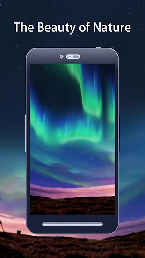 3D Aurora Sky Live WallpaperHD Screenshot 2