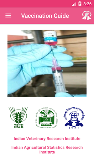 IVRI-Vaccination Guide App(टीकाकरण गाइड) Screenshot 0