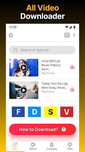 Video Downloader HD - Vidow Screenshot 0