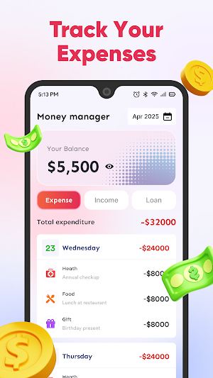 Money Budget Planner Screenshot 2