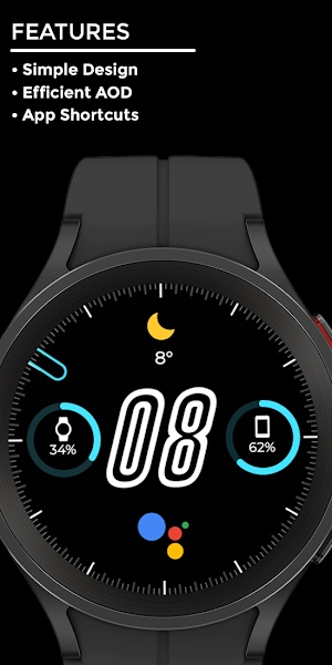 Night 39 - watch face Screenshot 1
