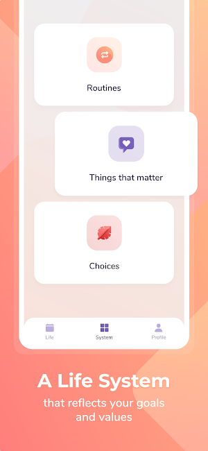 LifeSystem: Routines, Choices, Things that Matter Screenshot 3