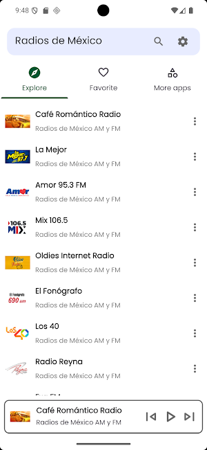 Radios de Mexico en vivo Screenshot 3