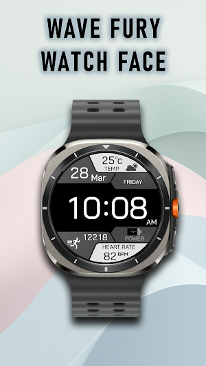 Wave Fury Watch Face Screenshot 0