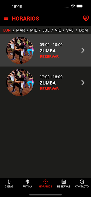 Sport Fitness Screenshot 1