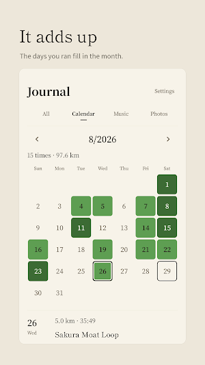 Haruki - Running Diary Screenshot 2