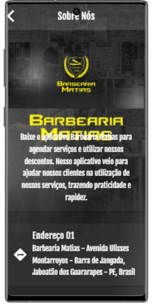 Barbearia Matias Screenshot 2