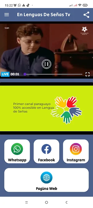 En lengua de señas Tv Screenshot 1