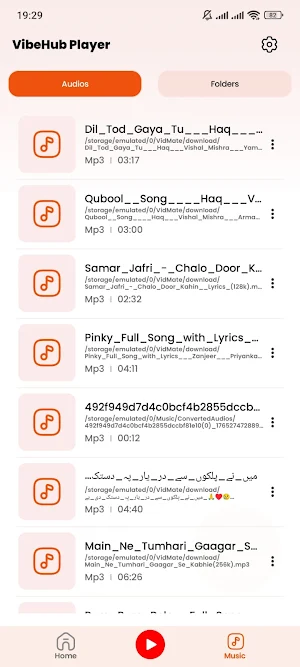 VibHub HD Video Player & Music Screenshot 1