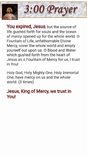 Divine Mercy Devotion Screenshot 1