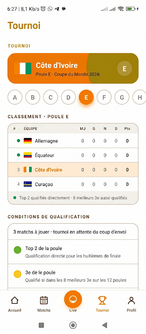 2026 World Cup Live Screenshot 1