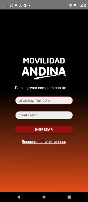 Movilidad Andina Screenshot 3
