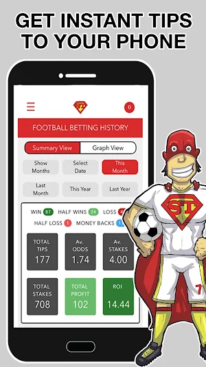 Superhero Tips Sports Betting Football Tipster Bet Screenshot 2