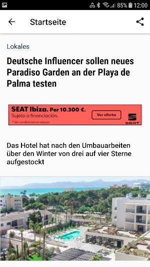 Mallorca Zeitung Screenshot 3