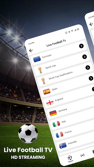 Live football TV HD Streaming Screenshot 0