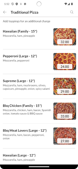 Porta Via Pizzeria Narangba Screenshot 2