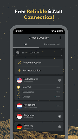 Golden Guard VPN Screenshot 1