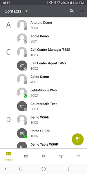 celitoMobile for celito Voice Screenshot 1