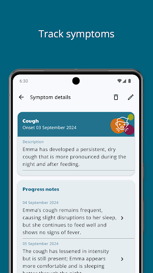 Down Syndrome Health Record Screenshot 3