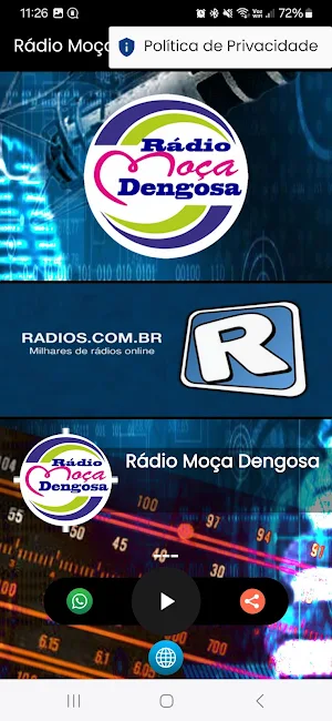 Rádio Moça Dengosa Screenshot 2