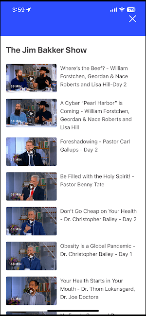 PTL Television Network Screenshot 1