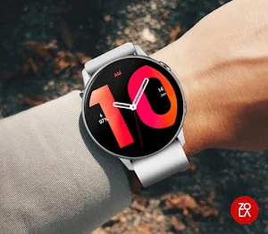 Hybrid Red Watch Face Screenshot 2