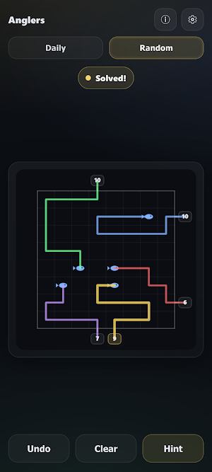 Anglers - Fishing Logic Puzzle Screenshot 2