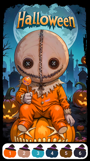 Halloween Color by Numbers Screenshot 0