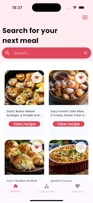 Eatable: Homemade Recipes Screenshot 0