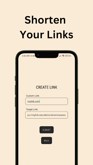 Custom URL - URL Shortener Screenshot 2
