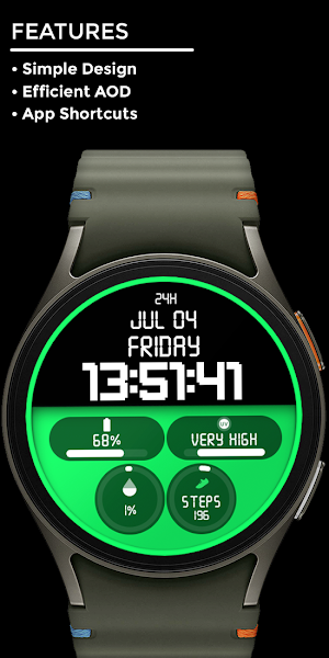 Night 106 - watch face Screenshot 1