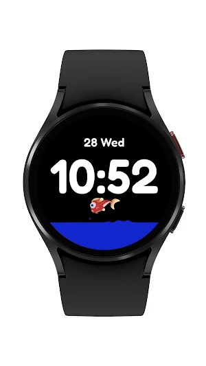 Hopping fish watch face Screenshot 0