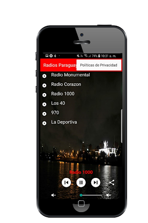 Radio Paraguay Screenshot 1