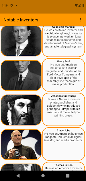Notable Inventors Screenshot 2