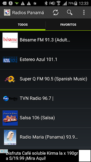 Radios Panamá - FM en Vivo Screenshot 2