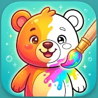 Tap to Fill Coloring Kids Game