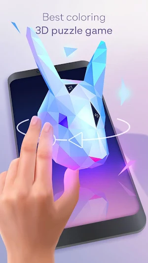 LowPoly 3D Art: Paint by Number Screenshot 3